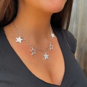 Silver Star Necklace